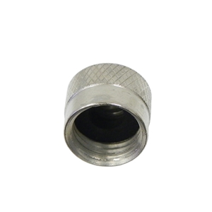 Wheel Valve Stem Cap - Nickel Plated Steel - 00775700860064